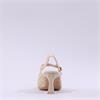 Hispanitas Giorgia Woven Slingback Heel - Cream